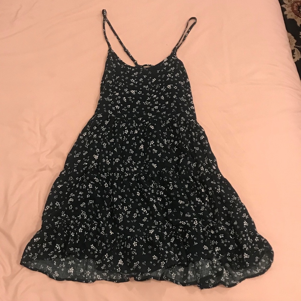 Floral Strap Babydoll Dress